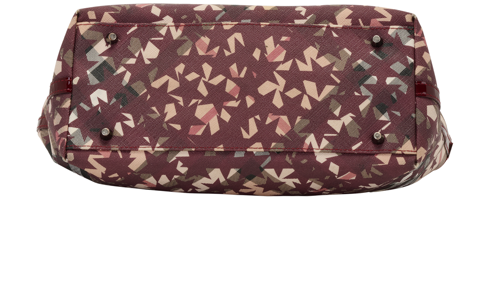 Supernova Stars Tote, &pound;210, Handbags, Beige, Canvas/Patent Leather, Top view